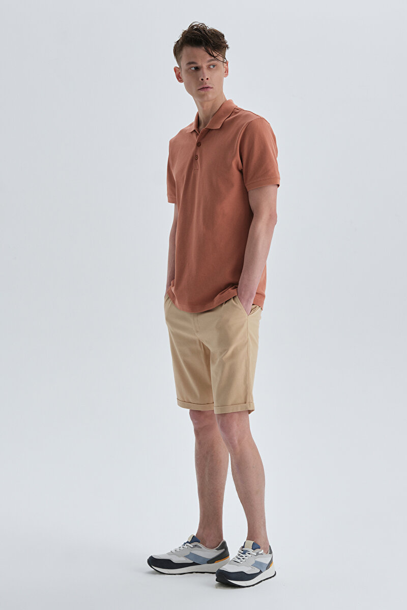 Dagi Mens Beige Shorts 22SM16072NG_BEJ | DAGI