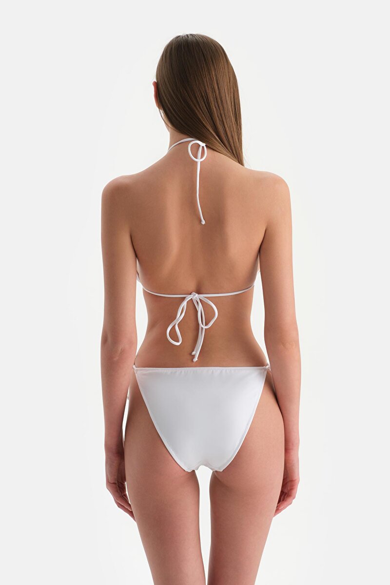 Beyaz Üçgen Küçük Bikini Üst 24SW82310ST_307 | DAGI