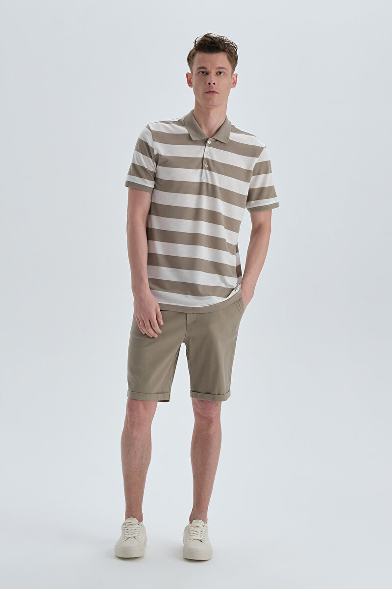 Dagi Mens Khaki Shorts 22SM16072NG_HK | DAGI