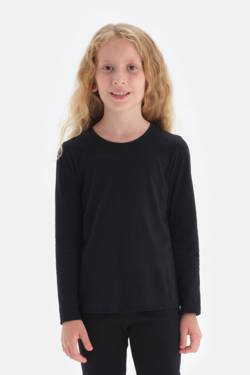 Dagi Boys Black T-Shirt 22WU11129BD_SY | DAGI