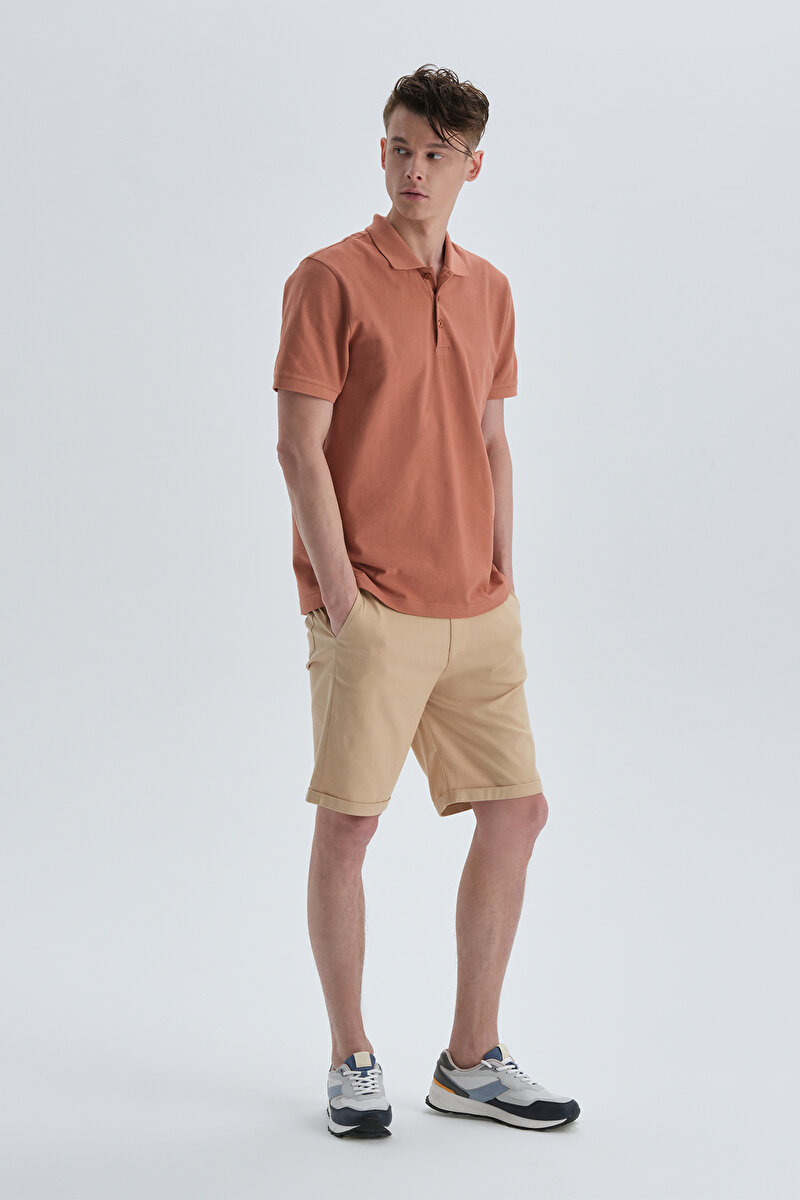 Dagi Mens Beige Shorts 22SM16072NG_BEJ | DAGI