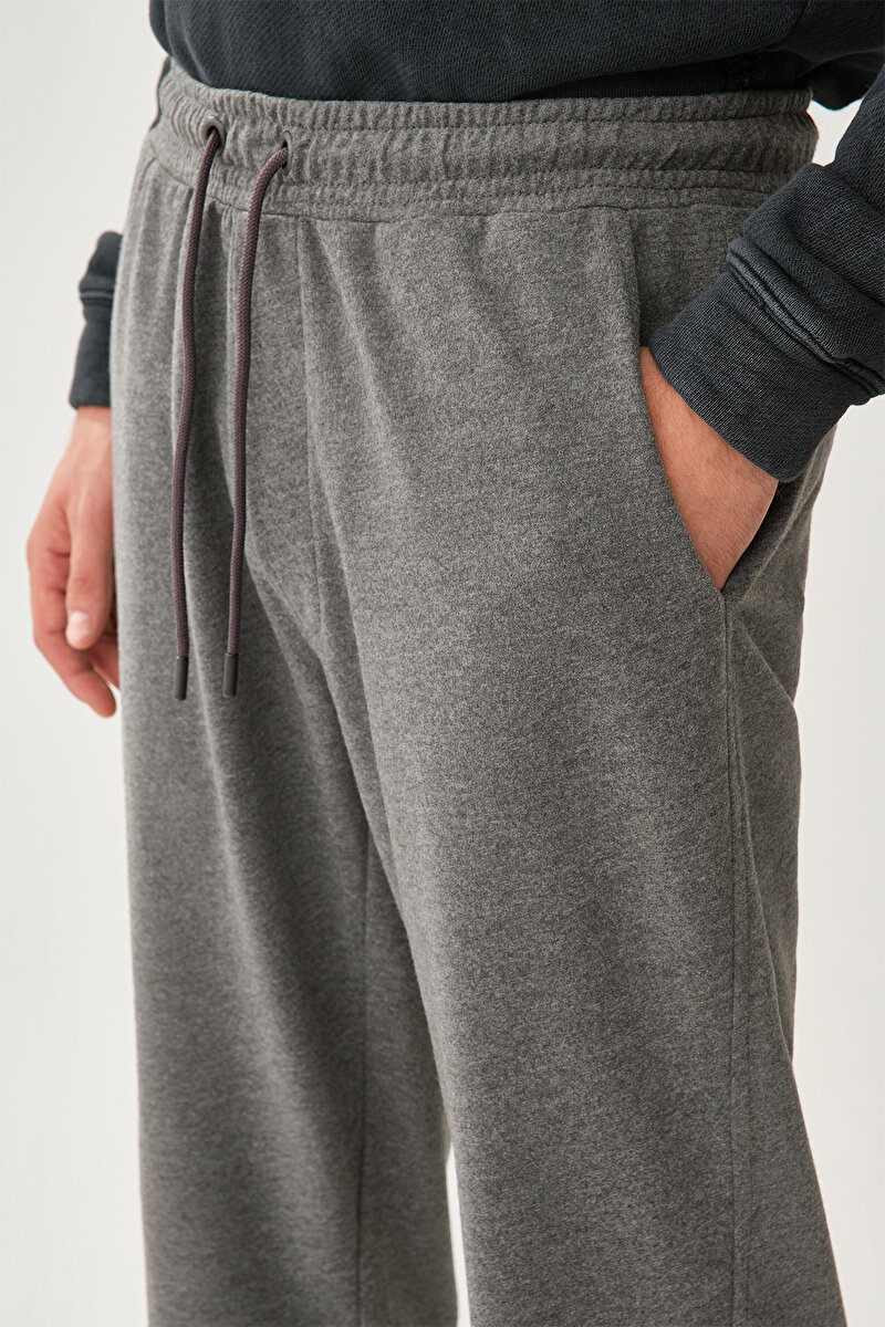 Dagi Mens Grey Melange Sweatpants 21WM16030ME_GRM | DAGI