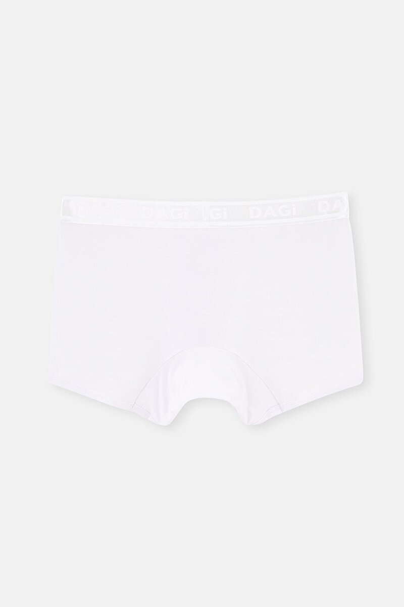 Beyaz Basic Micro Modal 3'lü Boxer E011000593_BY | DAGI