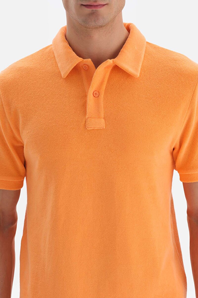 Somon Havlu Polo Yaka T-Shirt 23SM84060ST_SOM | DAGI