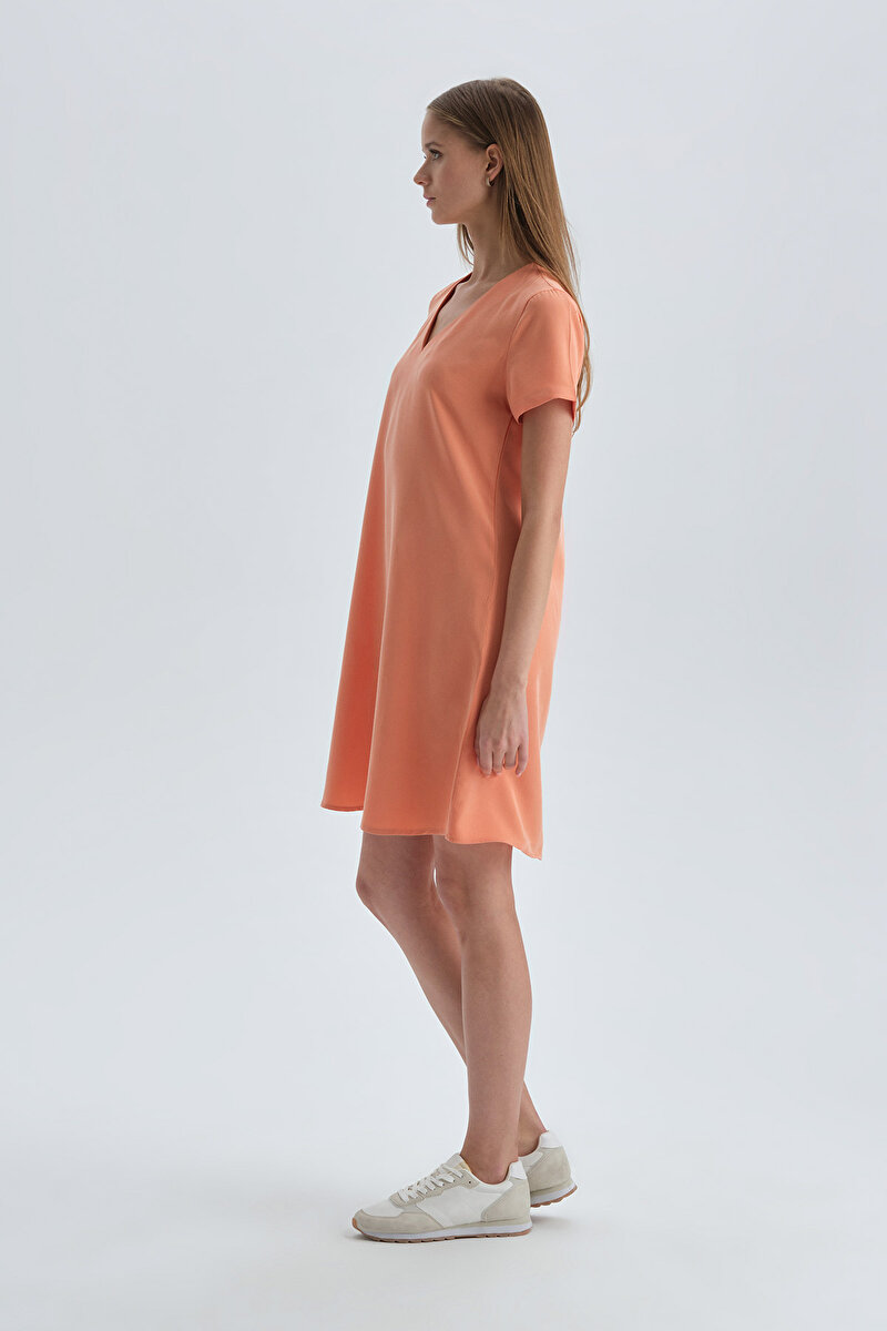 Dagi Womens Orange Dress 22SW86003BD_TRC | DAGI