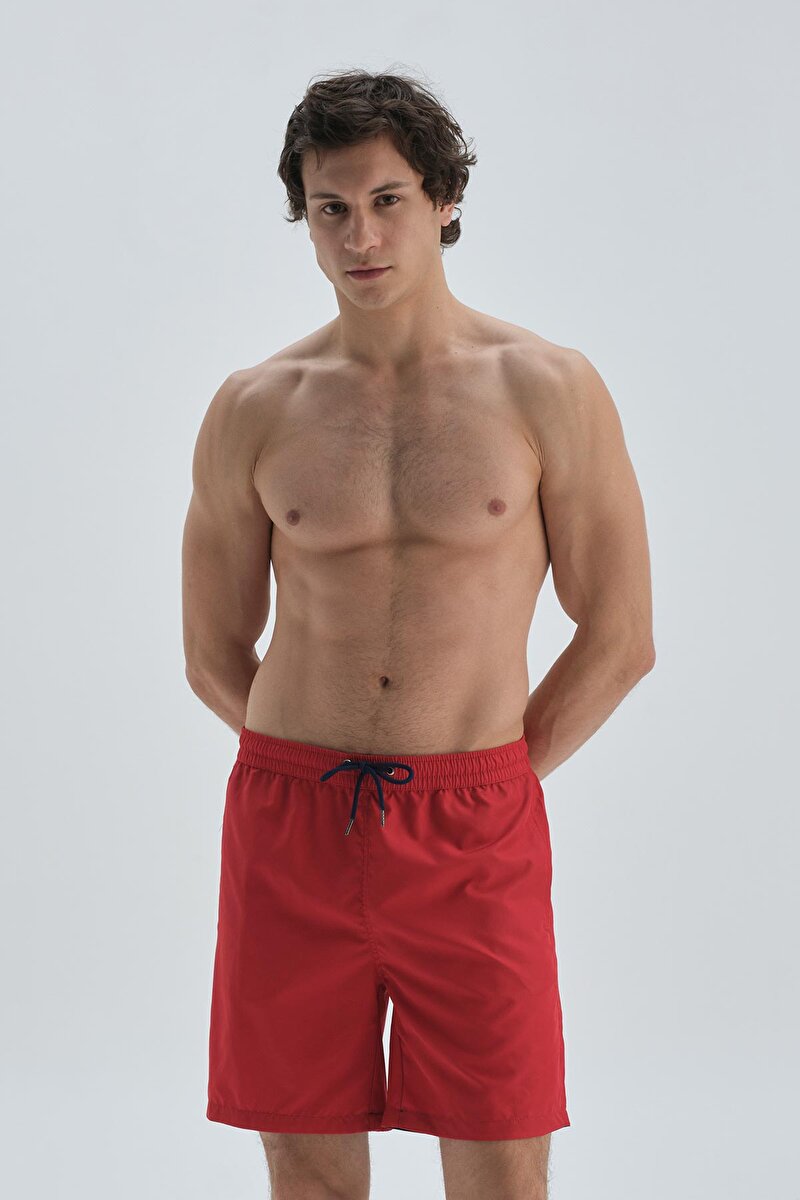 Dagi Mens Red Swimming Trunks 22SM45883ST_KIR | DAGI