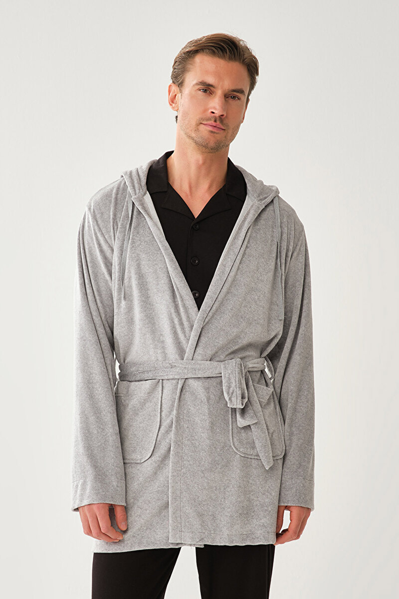 Dagi Mens Grey Robe 21WM20002ME_GR | DAGI