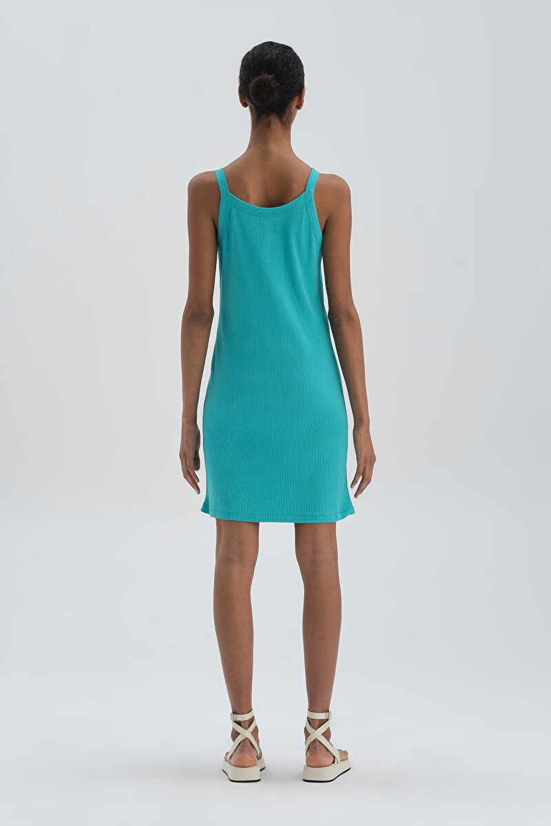 Dagi Womens Turquoise Dress 22SW86020BD_TUR | DAGI