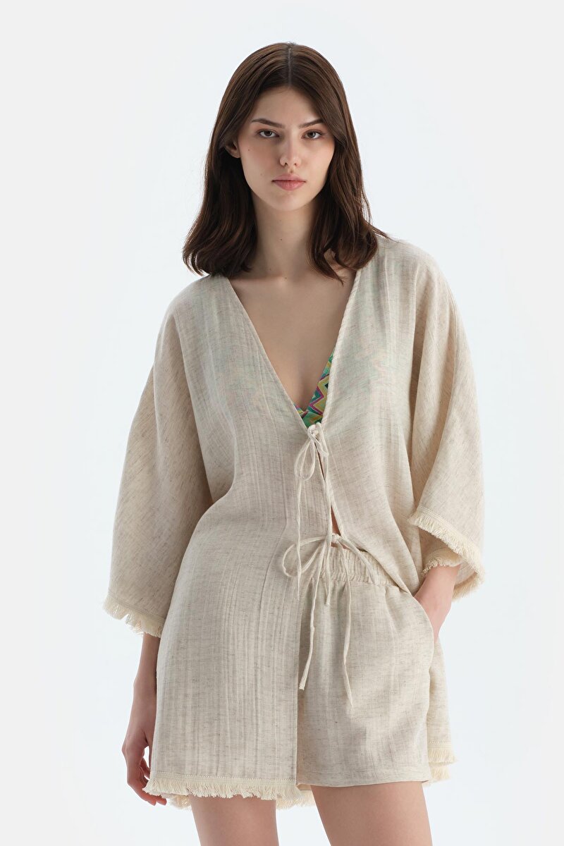 Ekru Kimono 25SW44064BA_316 | DAGI