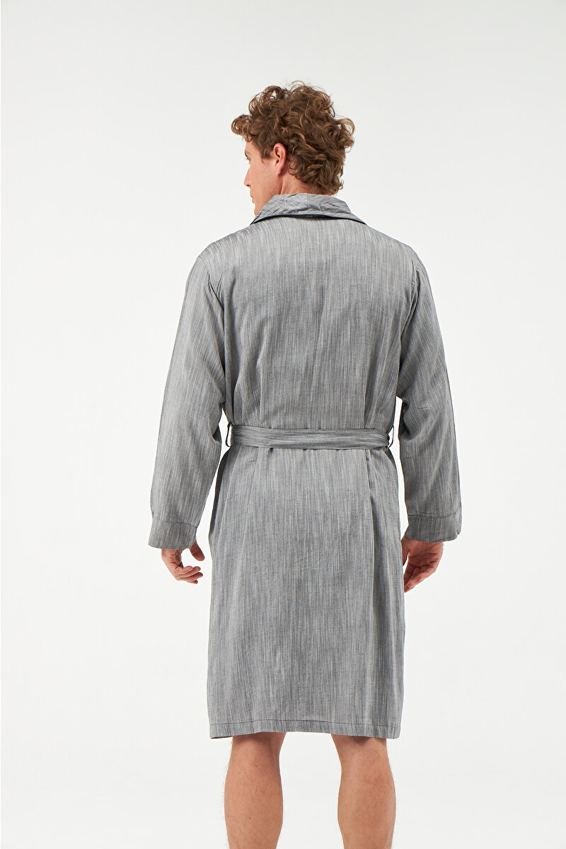 Dagi Mens Grey Melange Robe 21WM20003ME_GRM | DAGI