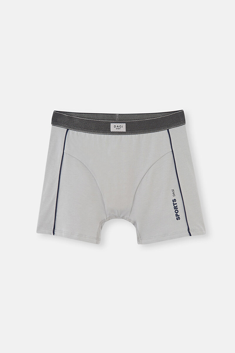 Pamuklu Gri Compact Sports Boxer E011000270_GR | DAGI