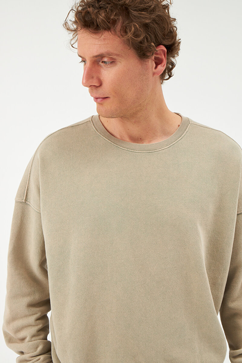 Dagi Mens Green Sweatshirt 21WM12028ME_YES | DAGI