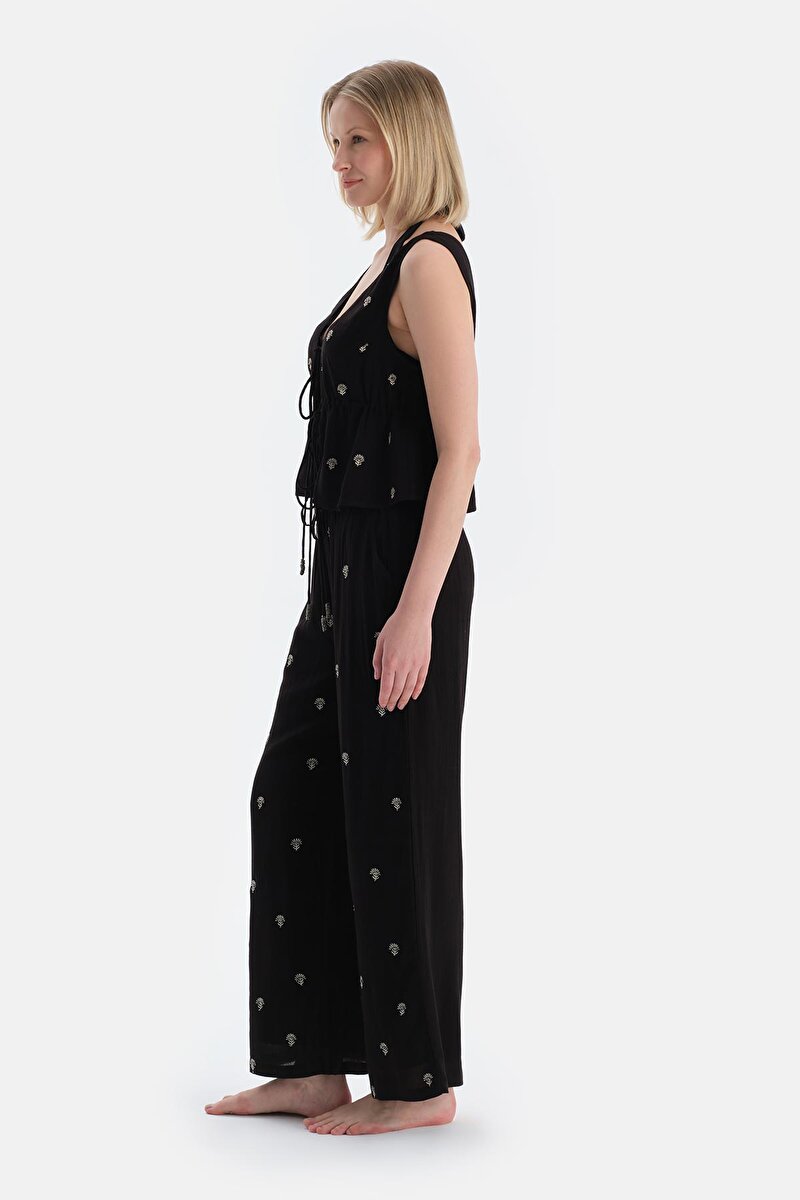 Siyah Pantolon 25SW44118BA_366 | DAGI