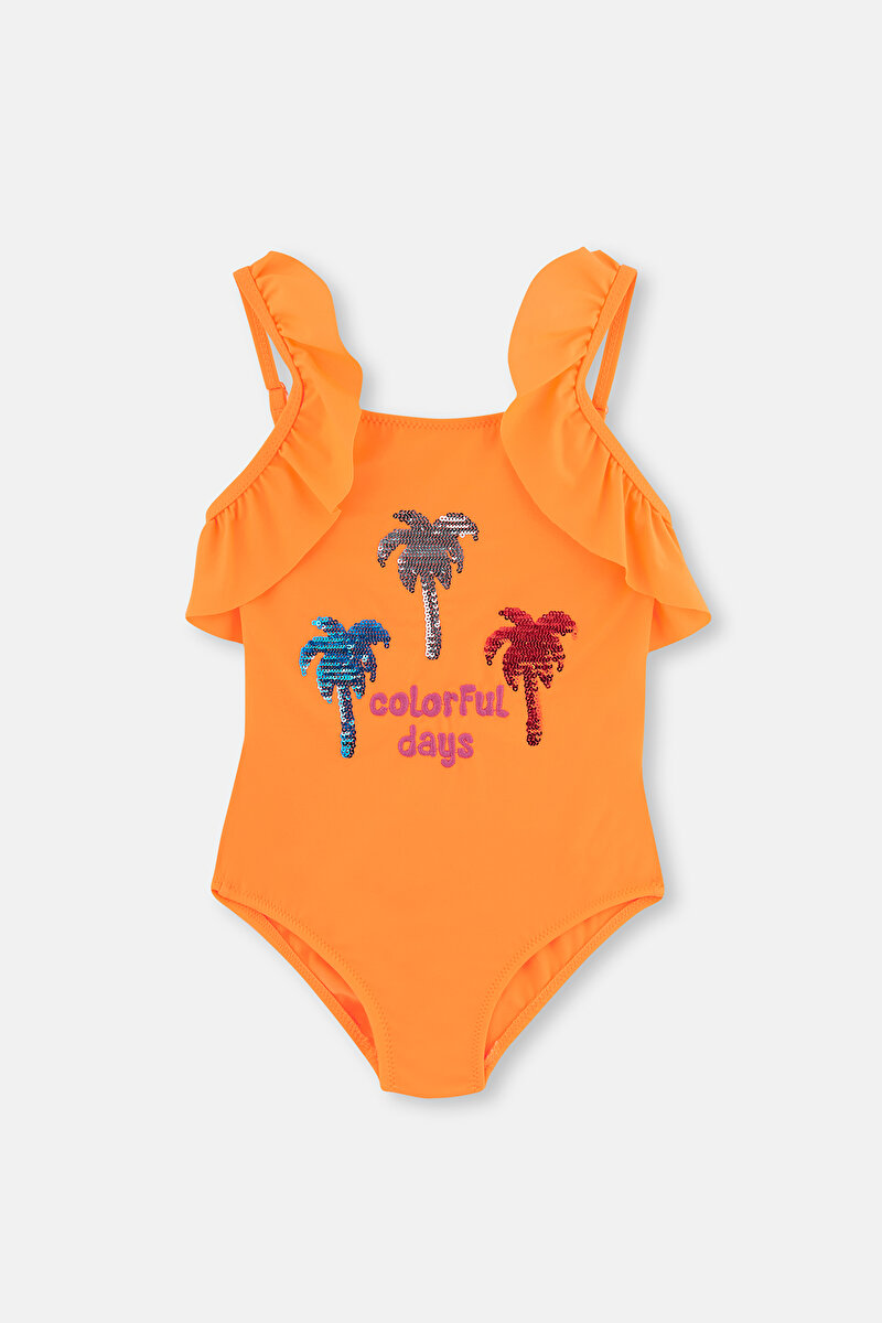 Dagi Girls Orange Swimsuit 22SG3411GB_TRC | DAGI