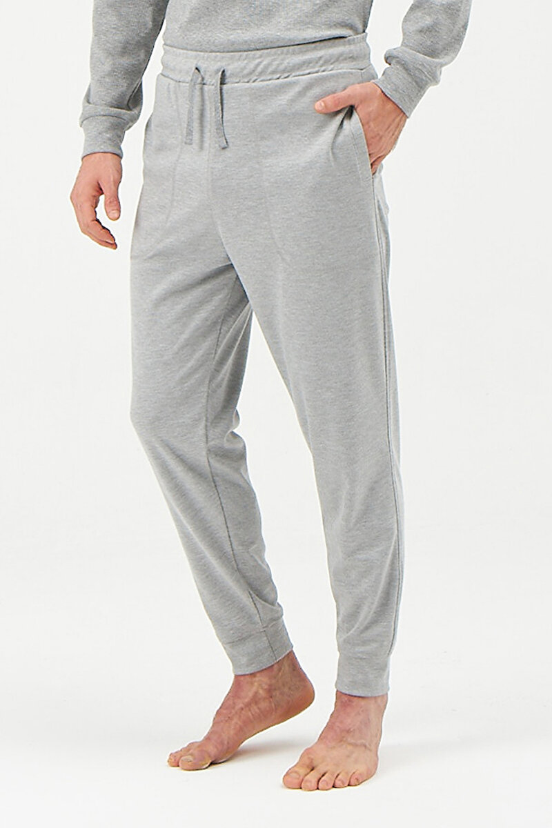 Dagi Mens Grey Melange Sweatpants 21WM16033ME_GRM | DAGI