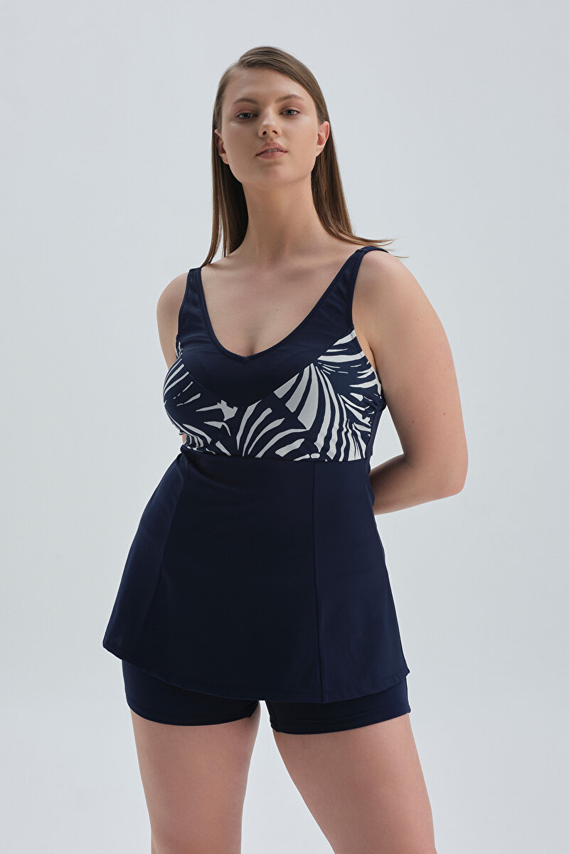 Dagi Womens Navy Tankini Top 22SW41653ST_LC | DAGI