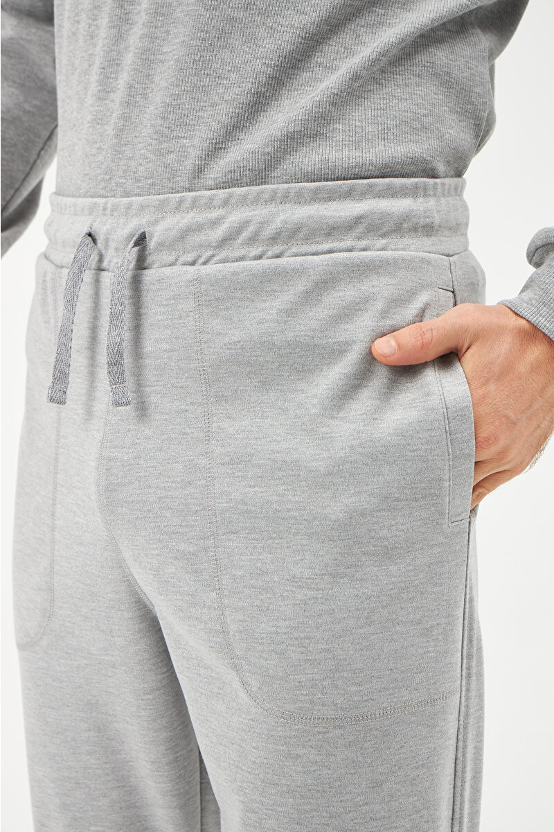 Dagi Mens Grey Melange Sweatpants 21WM16033ME_GRM | DAGI