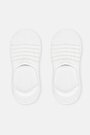 Beyaz Kadın Pamuklu Transparan Detay Görünmez Çorap
