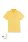 Erkek Çocuk Sarı Pike Polo Yaka Tişört